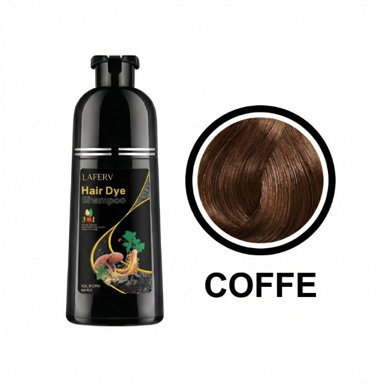 Shampoo tinte 3 en 1 cubre canas 500ml COFFEE BROWN