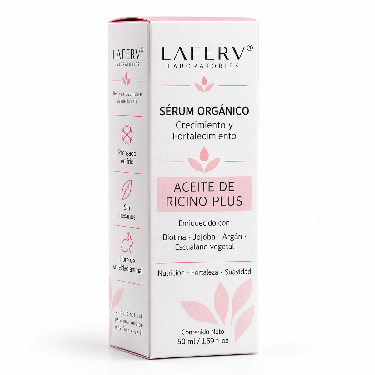 Sérum Aceite de Ricino Plus para pestañas y cejas LAFERV