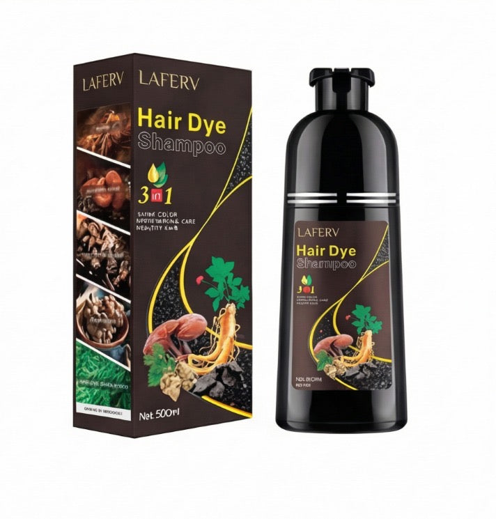 Shampoo tinte 3 en 1 cubre canas 500ml DARK BROWN